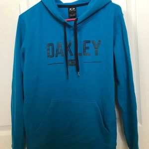 Blue Oakley sweatshirt